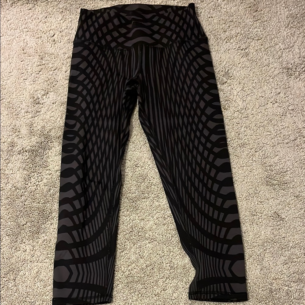 Nike Black Patterned Leggings